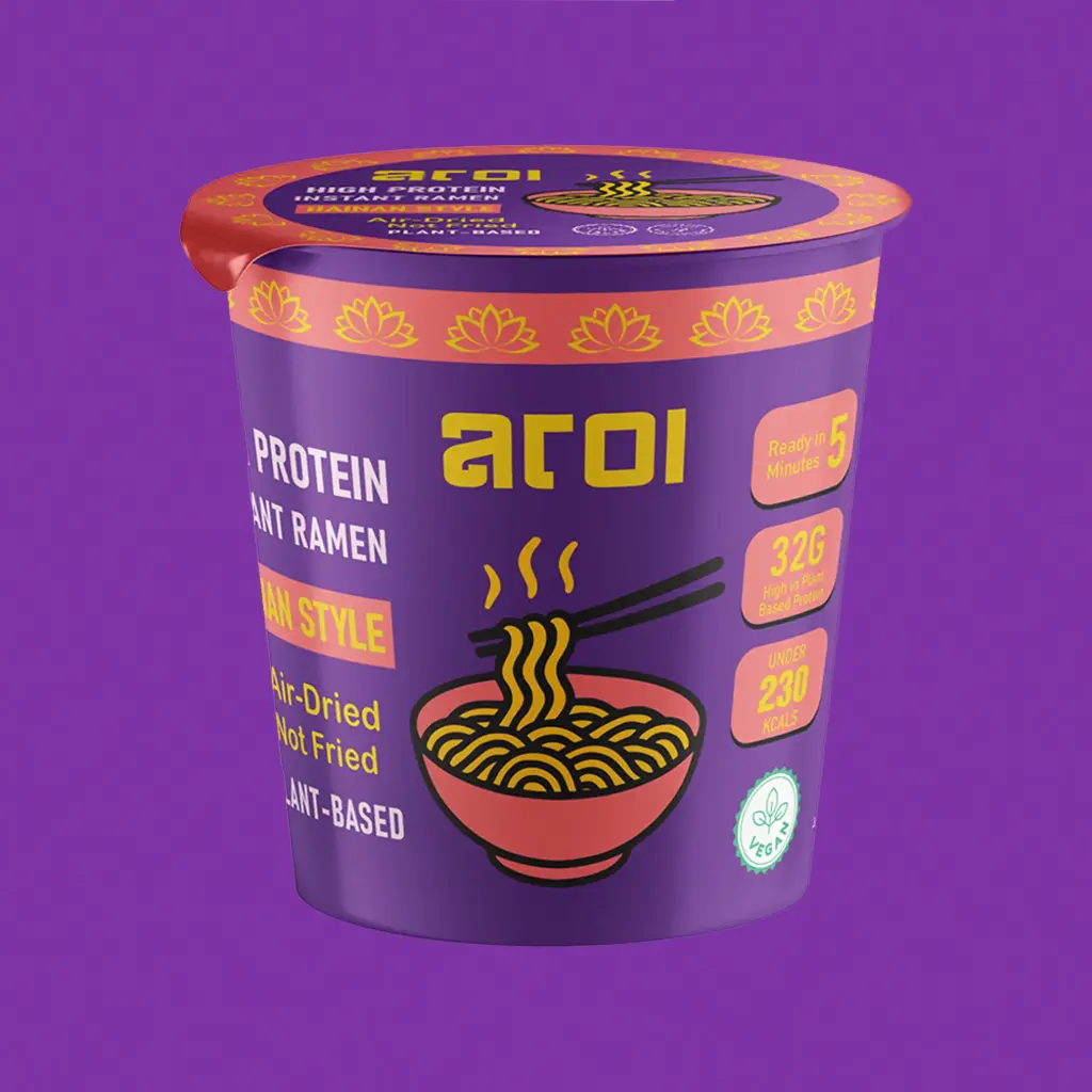 Hainan Style (No-Chicken) - High Protein Instant Cup Ramen (6xPack) ABO