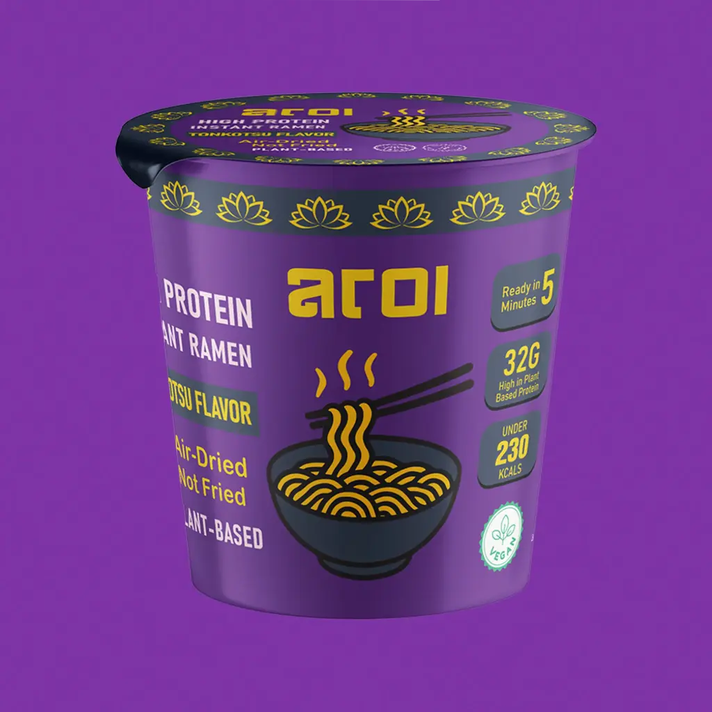 Tonkotsu (No-Pork) - High Protein Instant Cup Ramen (6er-Pack)